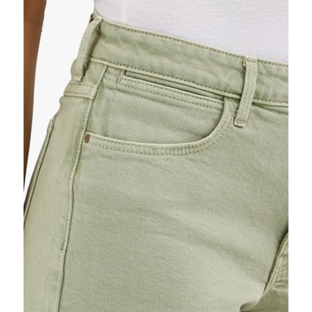 Wrangler Vintage Short Womens 2/26 Sage Green Raw Hem NWT - Picture 4 of 8